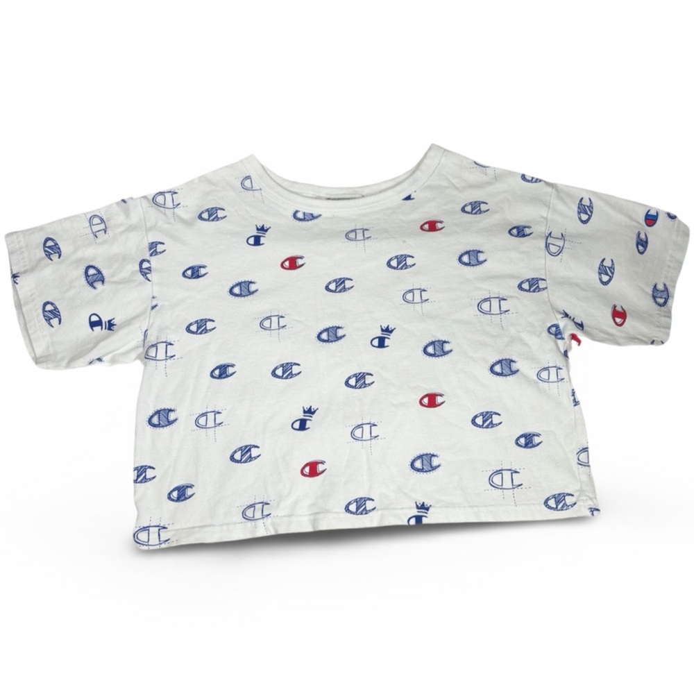 CHAMPION white crop top